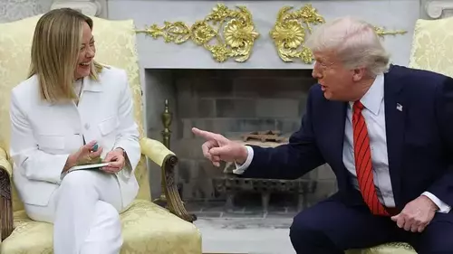 Д.ТРАМП ИТАЛИЙН ЕРӨНХИЙ САЙД Ж.МЕЛОНИТОЙ УУЛЗАВ